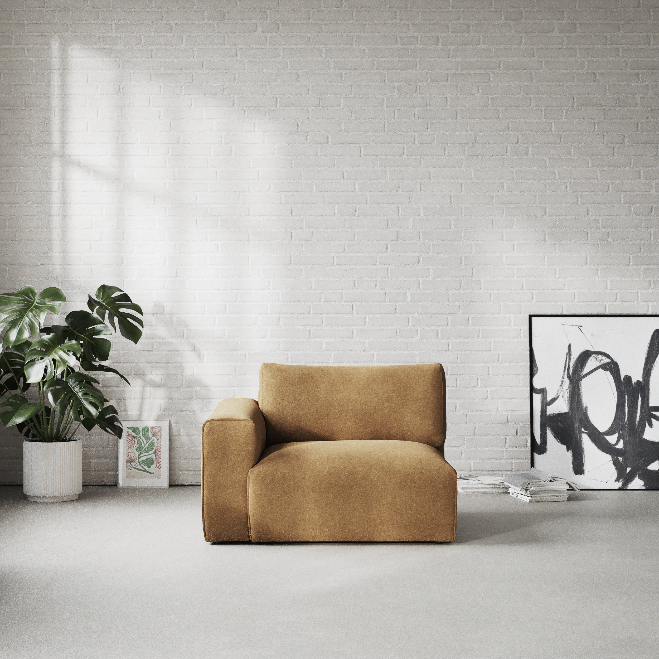 Free - 1,5-sits med armstöd vänster - inspiration