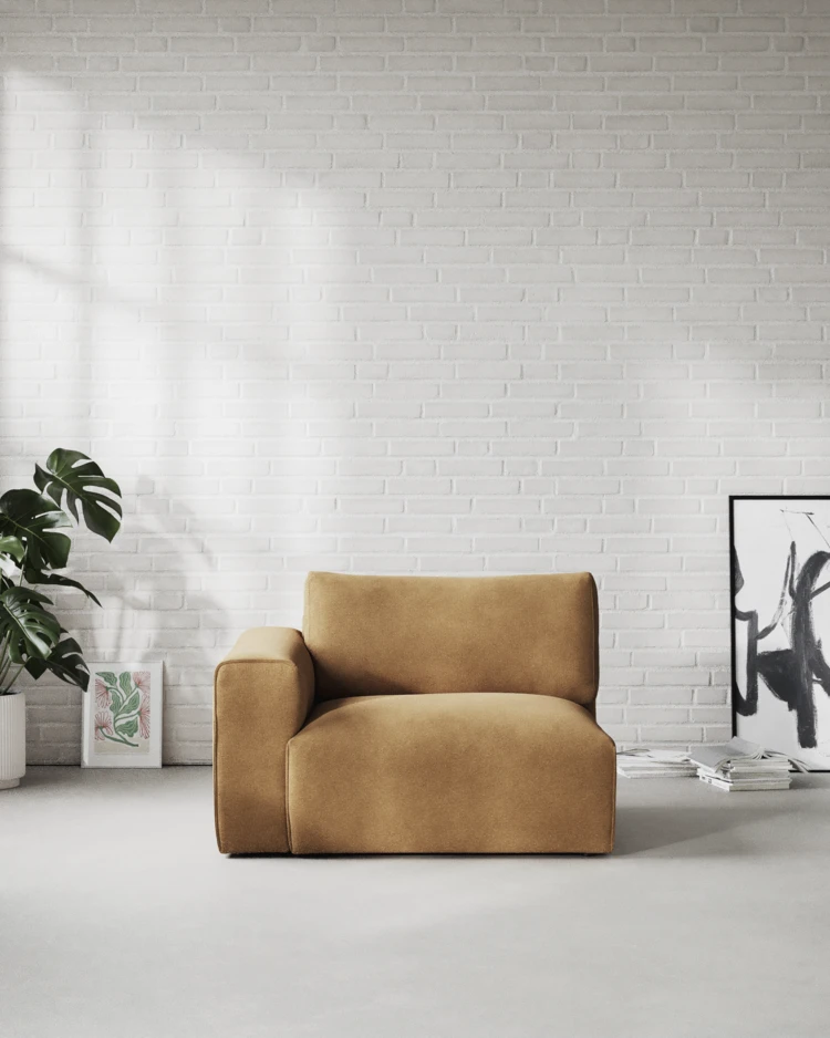 Free - 1,5-sits med armstöd vänster - inspiration