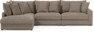 Rossi - 3-sits soffa med divan vänster - Beige