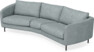 Madison - 3-sits soffa svängd, 90 cm - Grå
