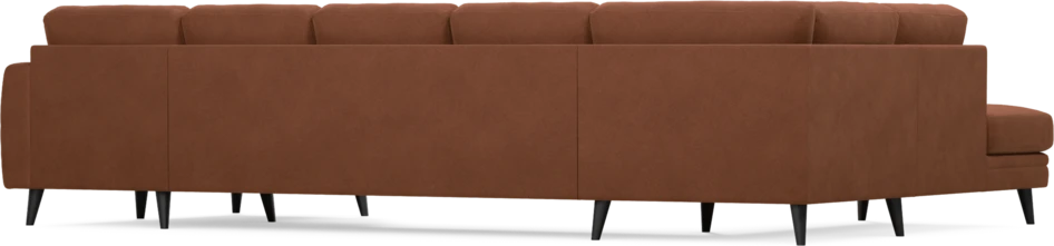 Eden - 3-sits soffa med divan vänster och schäslong höger - Orange