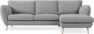 Madison Lux - 2-sits soffa med schäslong höger - Grå