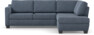 Friday - 2,5-sits soffa med divan höger - Blå
