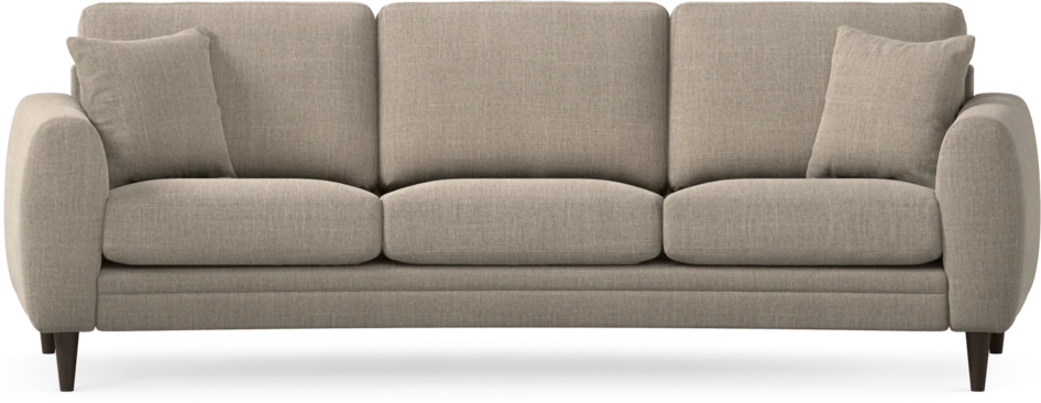 Eden - 3-sits soffa svängd - Beige