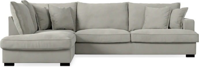 Mila, 3-sits soffa med divan vänster