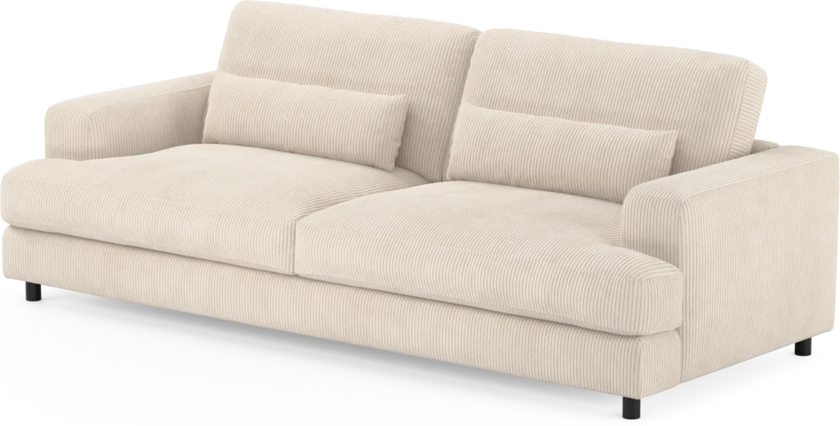 Noma - 4-sits soffa - Vit