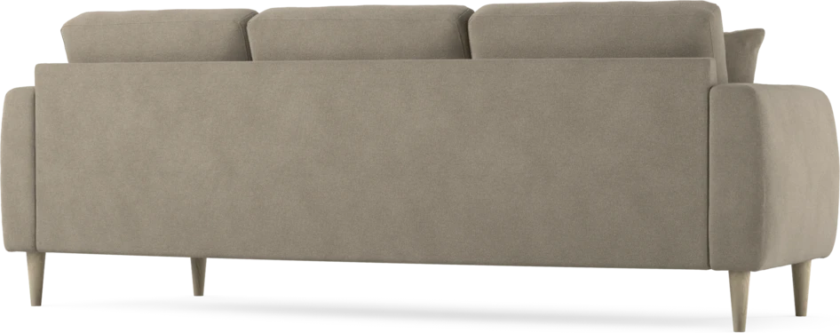 Eden - 3-sits soffa svängd - Beige