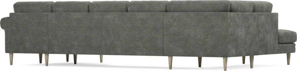 Eden - 3-sits soffa med divan vänster och schäslong höger - Grå