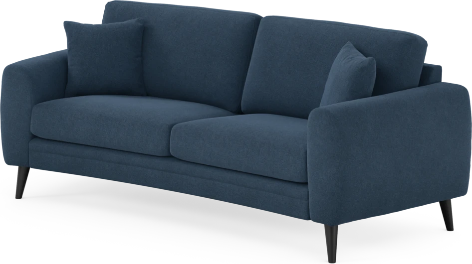 Eden - 2,5-sits soffa svängd - Blå