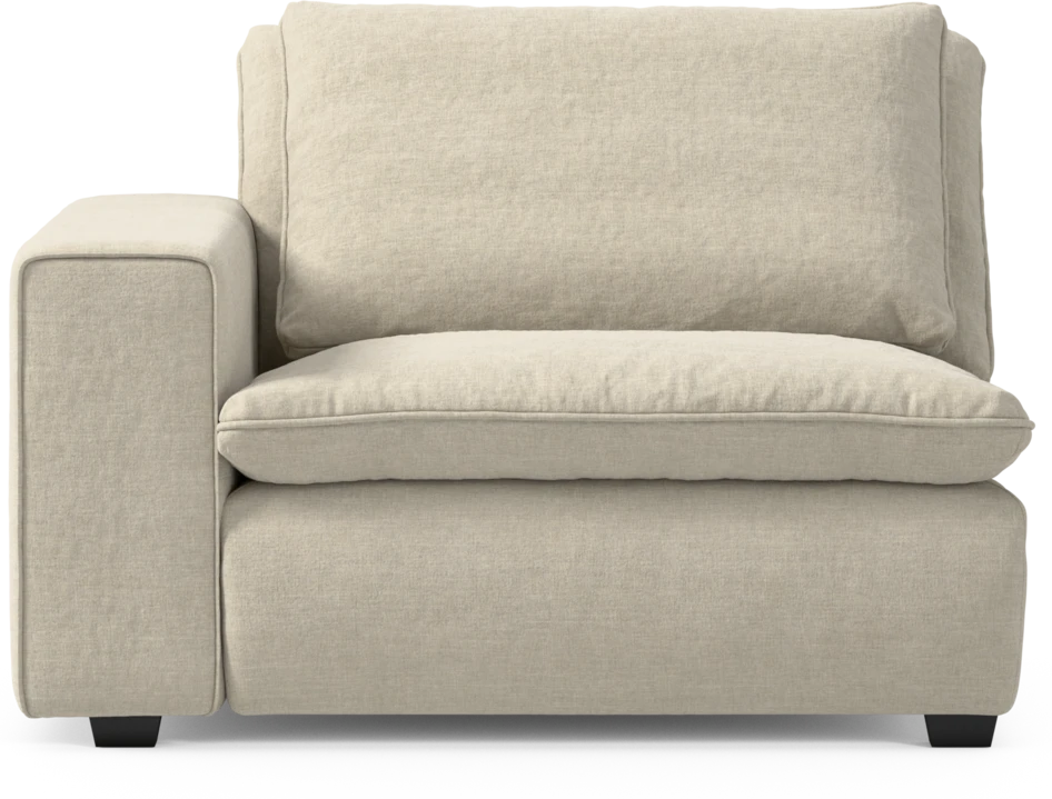 Bellora - 1-sits med armstöd vänster - Beige