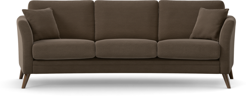 Eden - 3-sits svängd - Brun