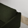 Madison Lux - 2-sits soffa med schäslong vänster - Grön