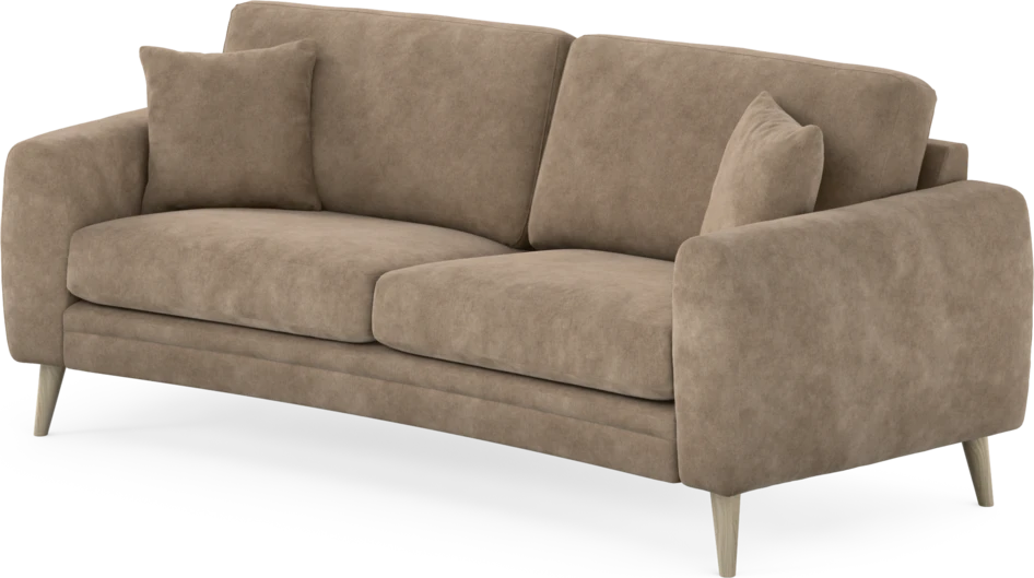 Eden - 2,5-sits soffa svängd - Beige