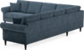 Eden - Hörnsoffa, 3+3-sits - Blå