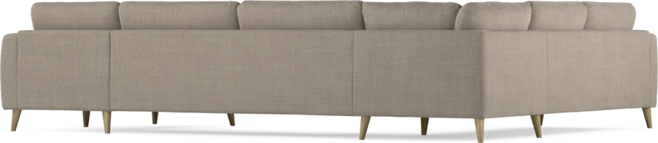 Bridge - Hörnsoffa, 2+3-sits med schäslong höger - Beige