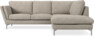 Madison Lux - 2-sits soffa med divan höger - Vit