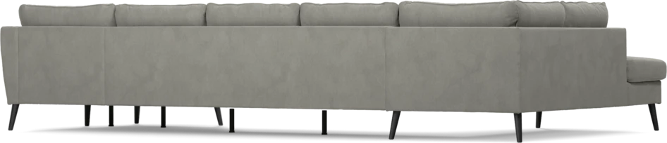 County - 4-sits soffa med divan vänster och schäslong höger - Grå