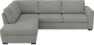 Friday - 2,5-sits soffa med divan vänster - Grå