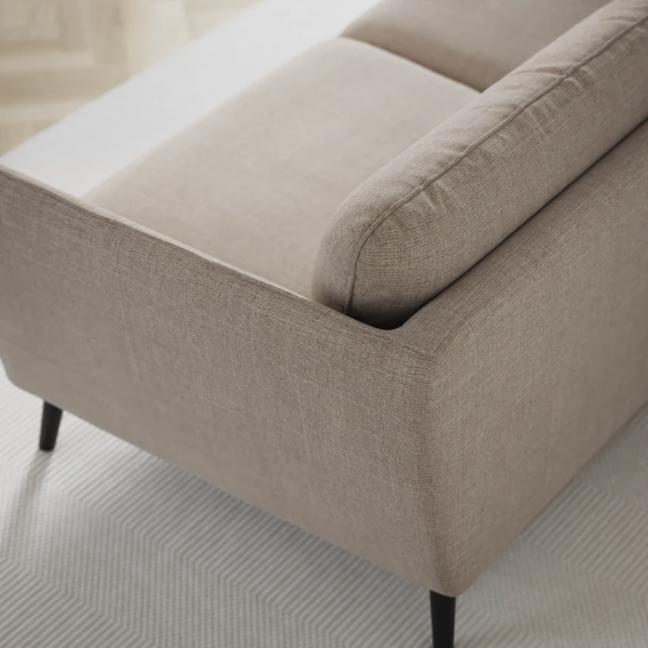 Madison Lux - 3-sits soffa med schäslong vänster - Beige