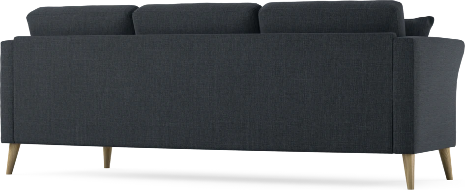 Eden - 3-sits soffa svängd - Blå