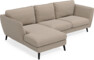 Madison Lux - 2-sits soffa med schäslong vänster - Beige