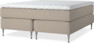 Delux Exclusive - Kontinentalsäng, dubbelsäng med bäddmadrass - Beige