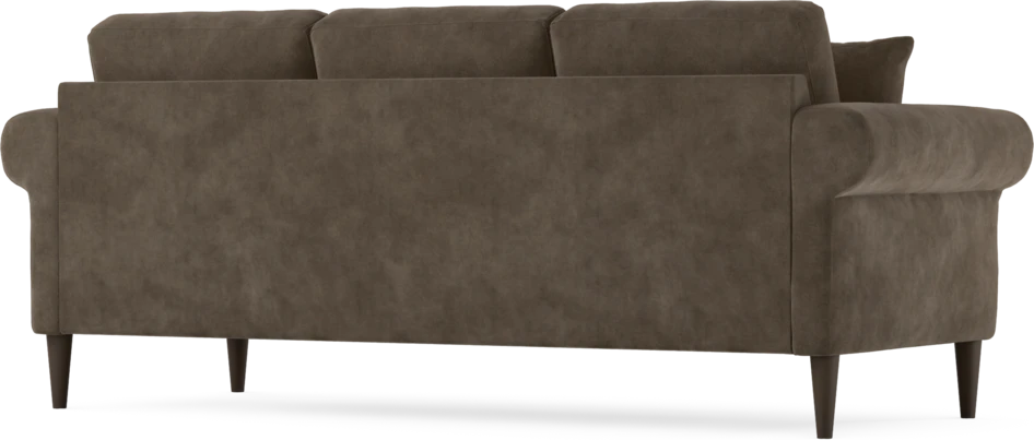 Eden - 3-sits soffa - Brun