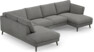 Madison Lux - 2-sits soffa med divan vänster och schäslong höger - Grå