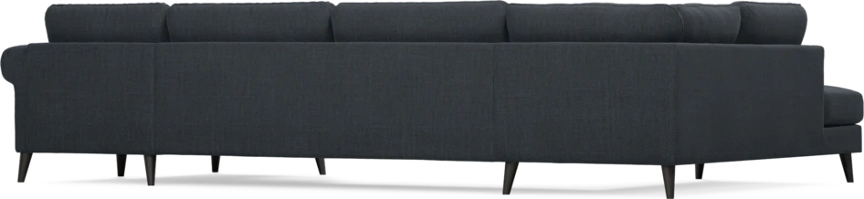 Bridge - 3-sits soffa med divan vänster och schäslong höger - Blå