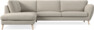 Madison - 3-sits soffa med divan vänster - Beige