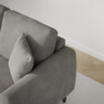 Eden - Hörnsoffa, 3+3-sits - Grå