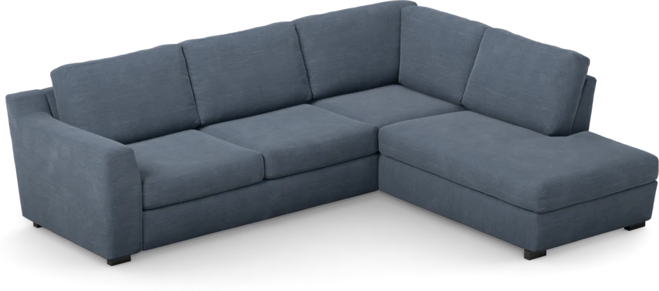 Friday - 2,5-sits soffa med divan höger - Blå