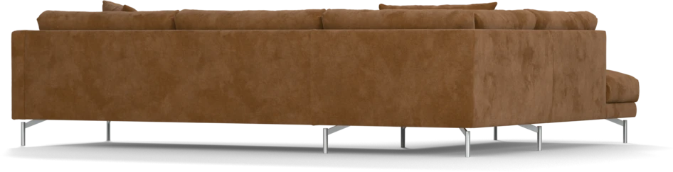 Harper - 3-sits soffa med divan vänster - Orange
