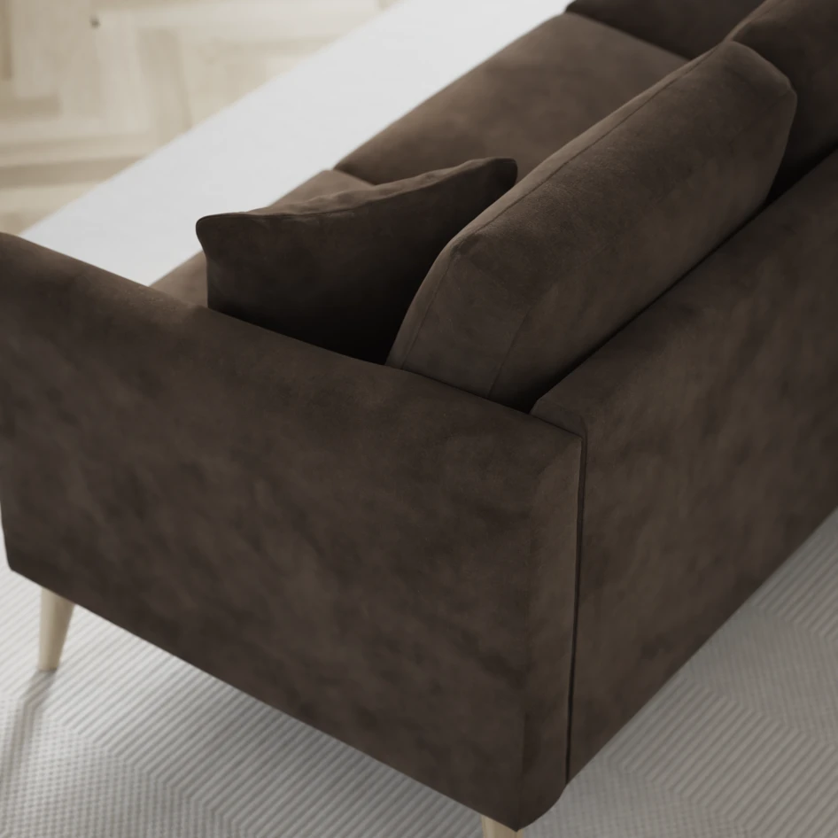 Eden - 2-sits soffa - Brun