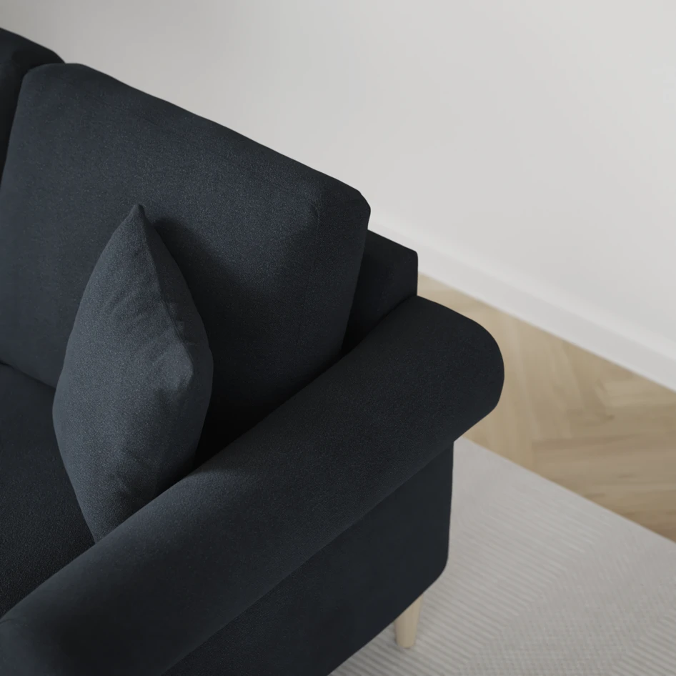 Eden - 3-sits soffa - Blå
