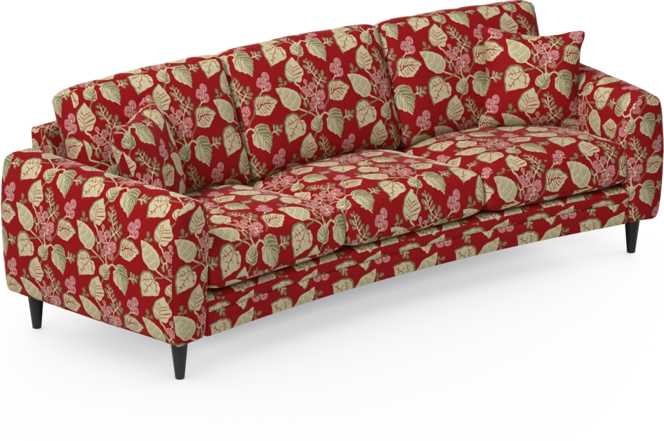 Eden - 3-sits soffa svängd - Flerfärgad