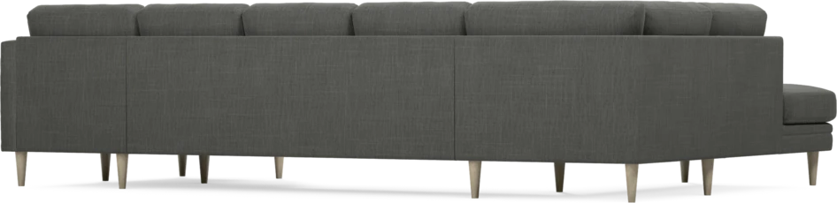Eden - 3-sits soffa med divan vänster och schäslong höger - Grå