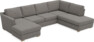 Friday - 3-sits soffa med schäslong vänster och divan höger - Grå