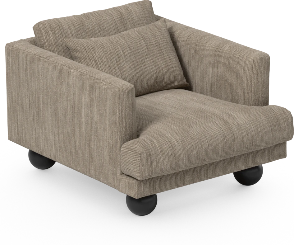 Harper - Fåtölj, 75 cm - Beige
