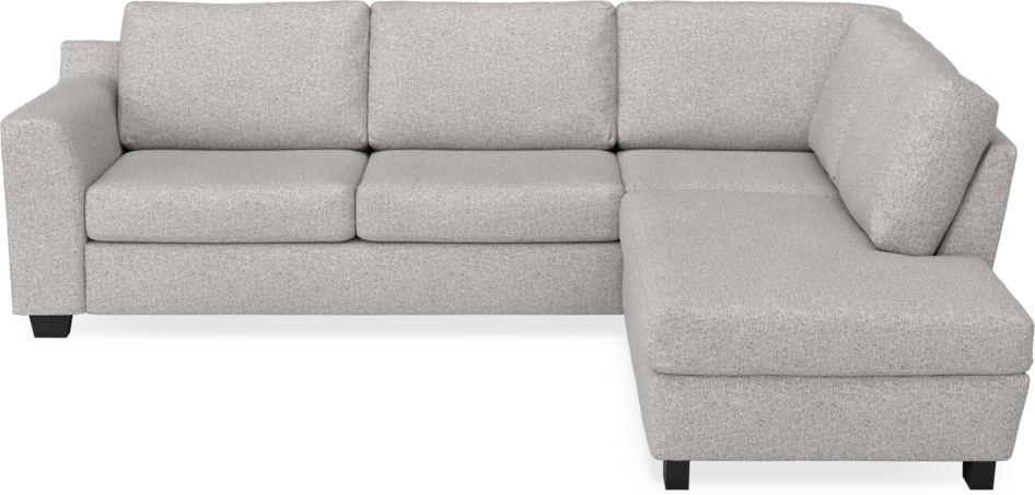 Friday - 2,5-sits soffa med divan höger - Vit