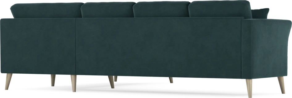 Eden - Hörnsoffa, 3+2-sits - Blå