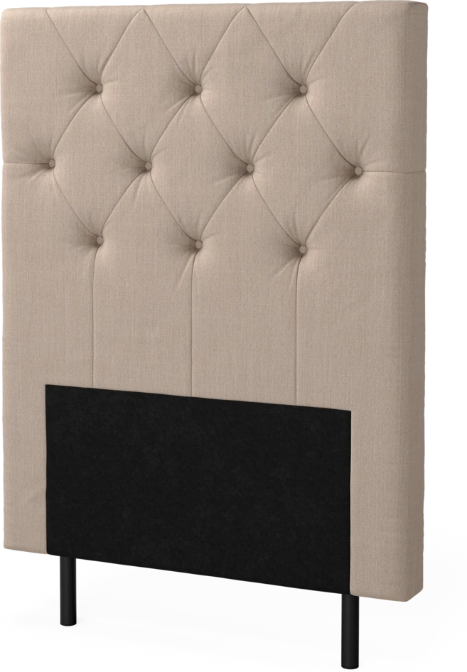 New York pikerad - Sänggavel, 90-210 cm - Beige