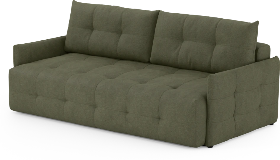 Bella - Bäddsoffa 3-sits - Grön