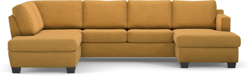 Friday - 3-sits soffa med divan vänster och schäslong höger - Gul
