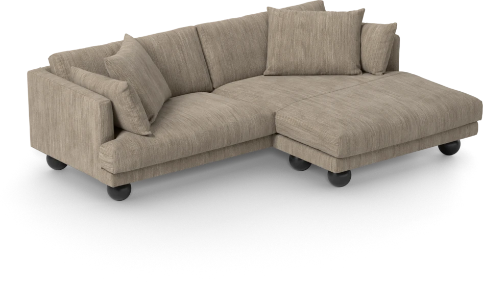 Harper - 4-sits med schäslong XL höger - Beige