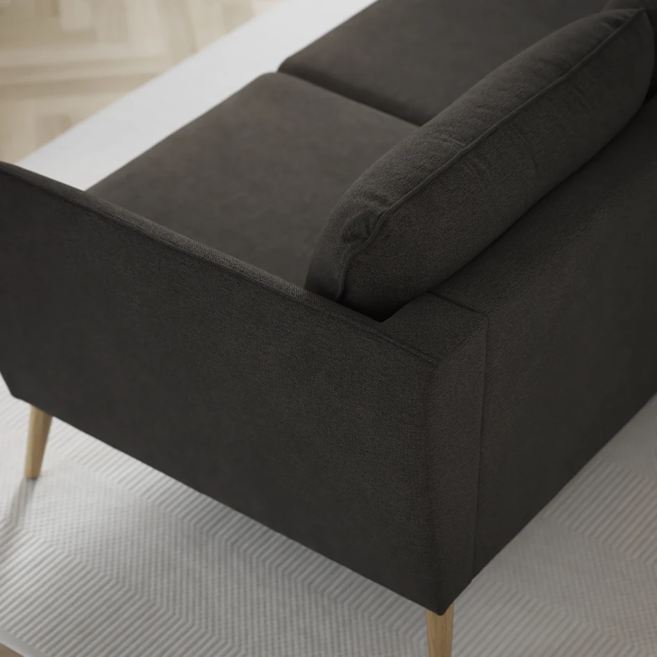 County - 3-sits soffa med divan vänster och schäslong höger - Brun