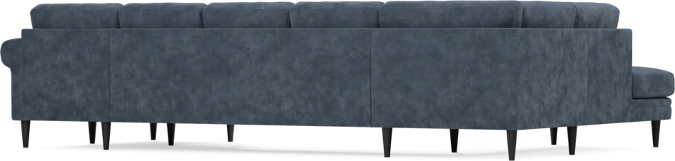 Eden - 3-sits soffa med divan vänster och schäslong höger - Blå