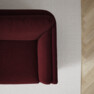 Madison Lux - 3-sits soffa med divan höger - Röd