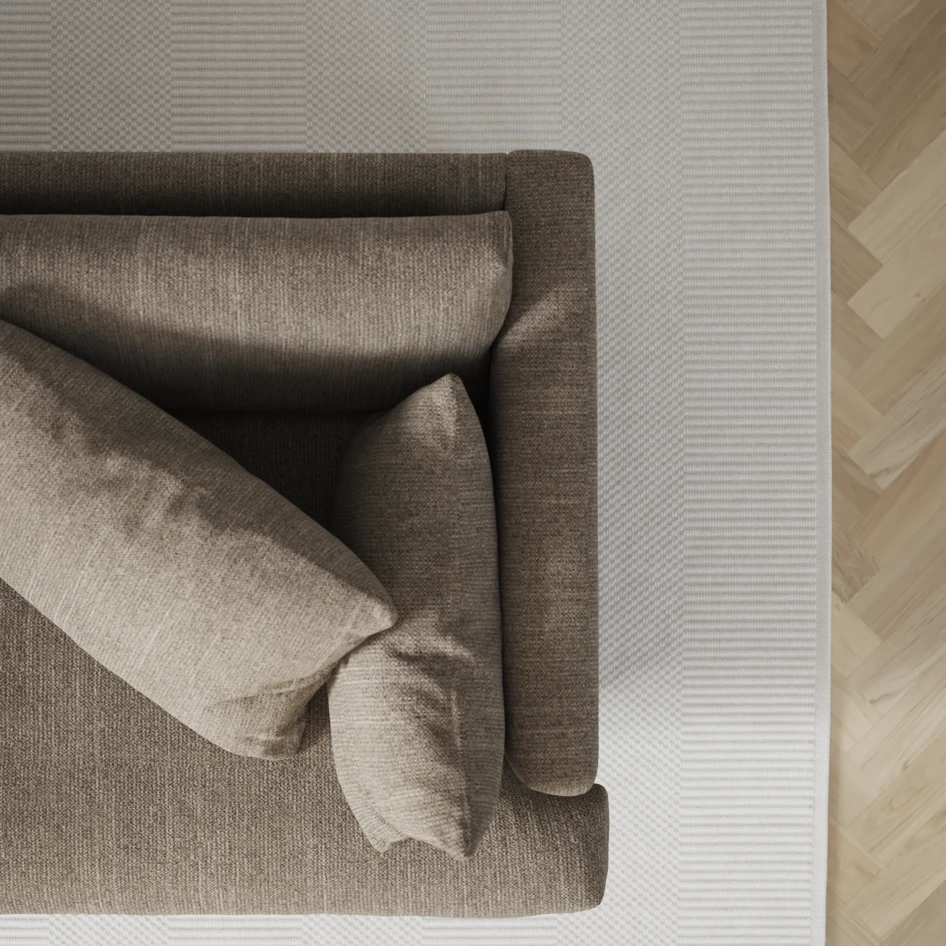 Harper - 4-sits soffa - Brun