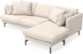 Harper - 4-sits med schäslong höger  - Beige